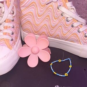 “Sunflowers and blue skies” diy bracelet $5